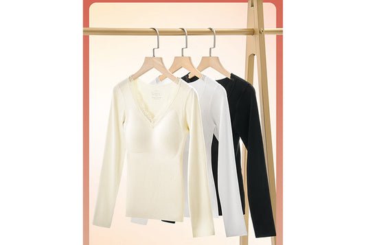 **Women's 7A Antibacterial Thermal Bra Set (Fixed Cup)**