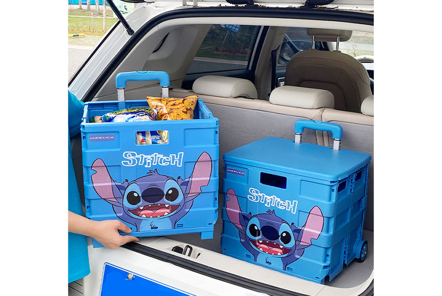 Stitch Folding Trolley Case 45L