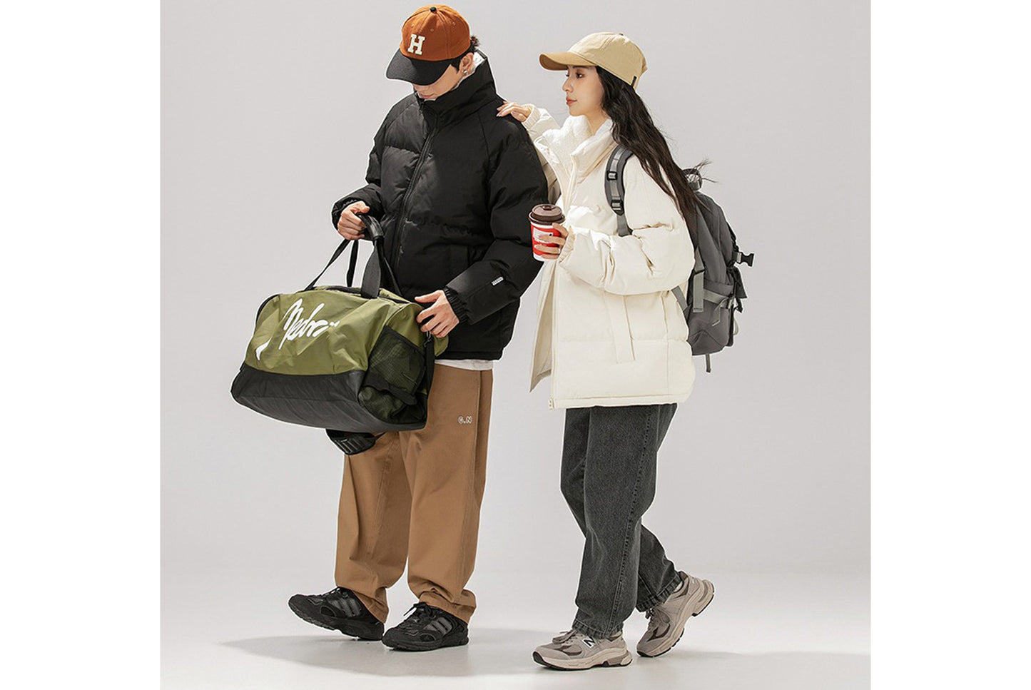 **Men's Winter Hooded Cotton Jacket (8 Colors Available)**