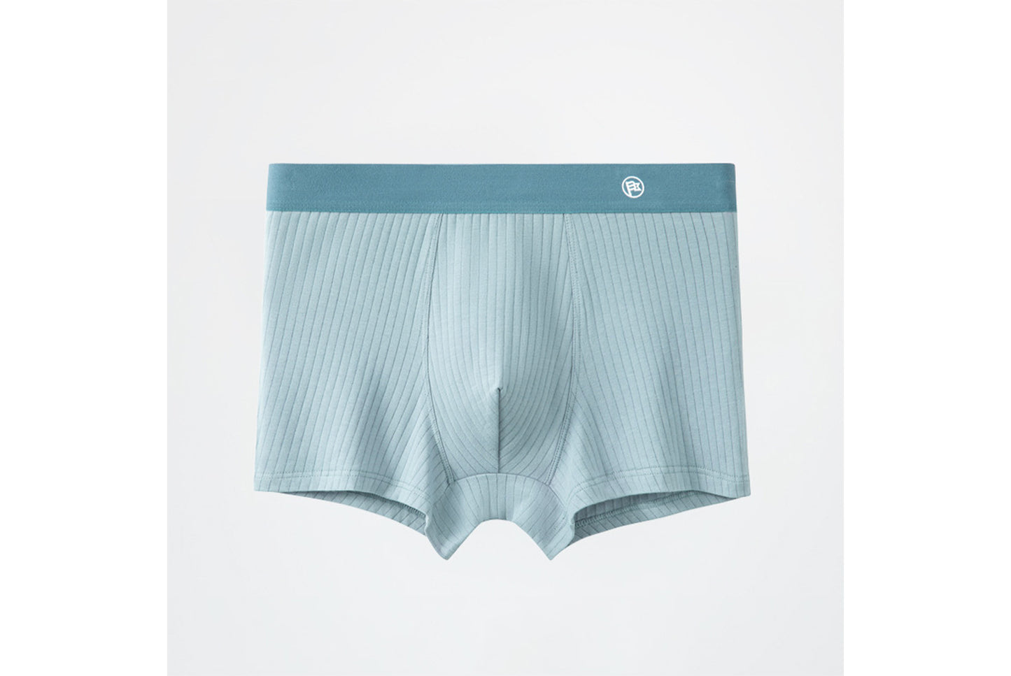 **Men's 7A Antibacterial Pure Cotton Boxer Briefs - Mid-Rise Breathable Large Size**