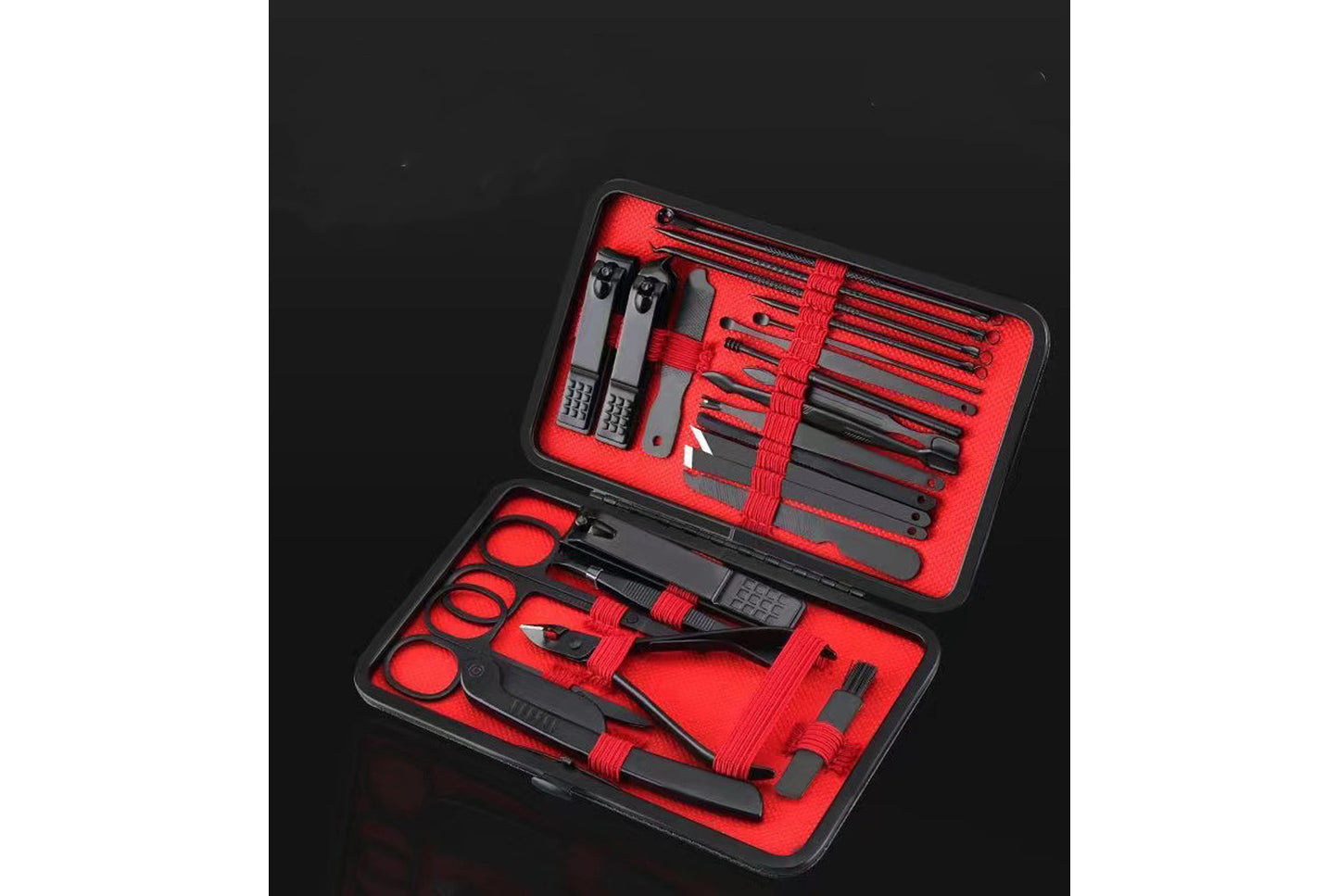 24-Piece Stainless Steel Nail Tool Set