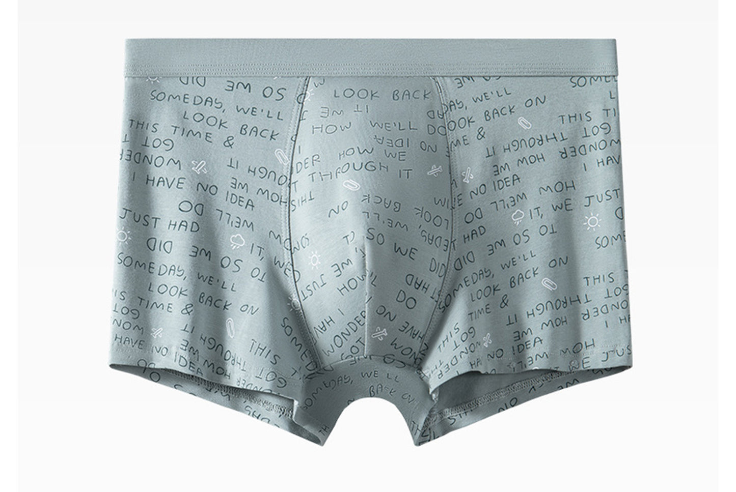 Men's Class A Pure Cotton Summer Sports Boxer Briefs