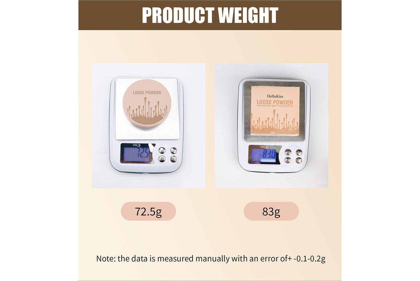 **Natural Concealing &amp; Oil-Control Setting Powder (5-Color Set)**