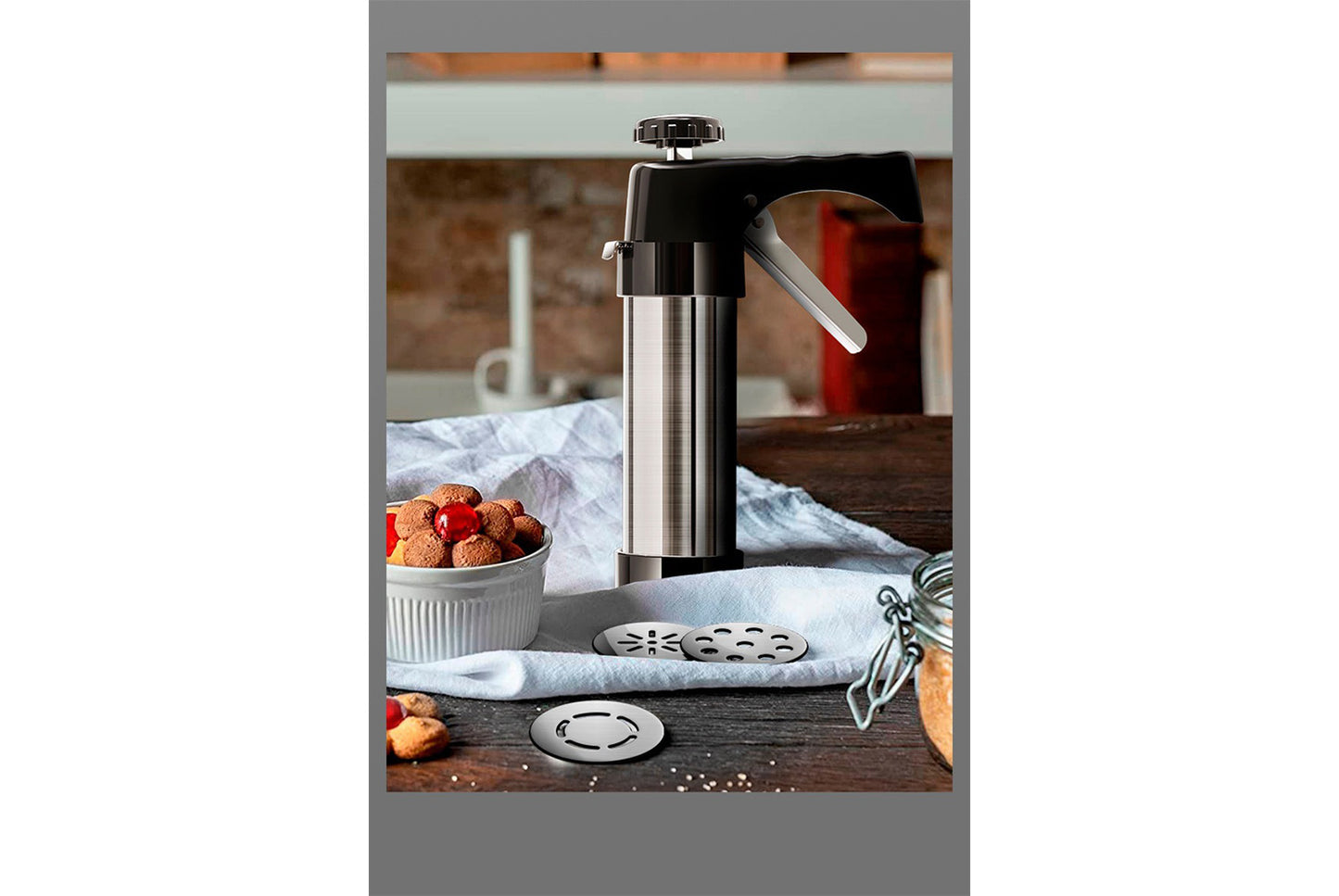 Stainless Steel Cookie Gun