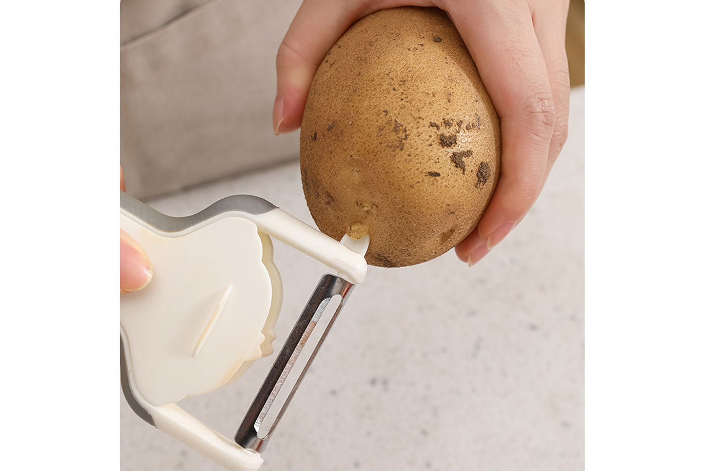 Stainless steel peeling knife