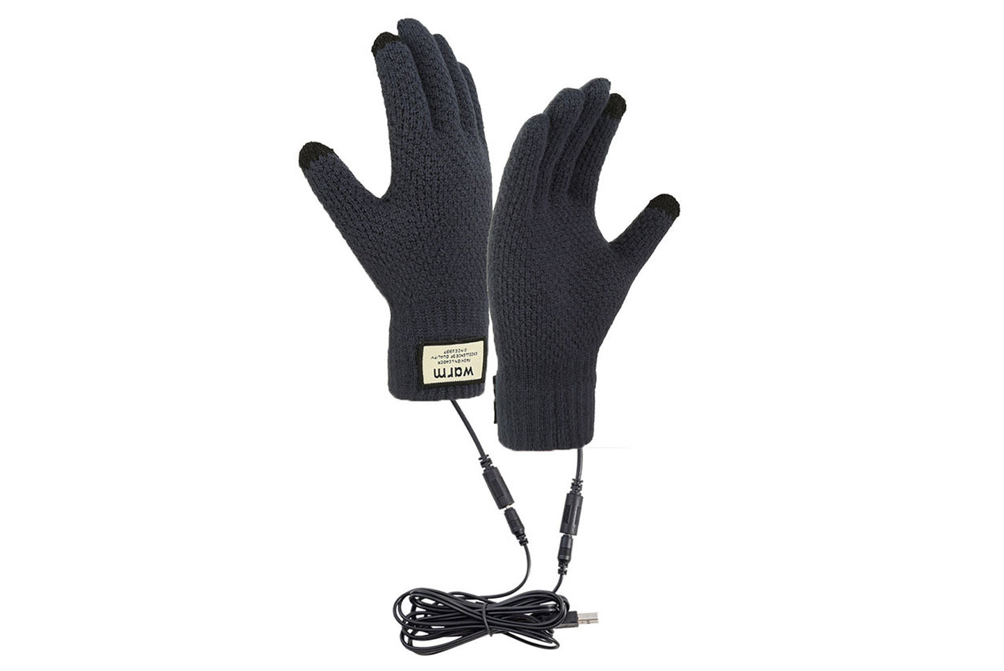USB Rechargeable Heated Touchscreen Gloves