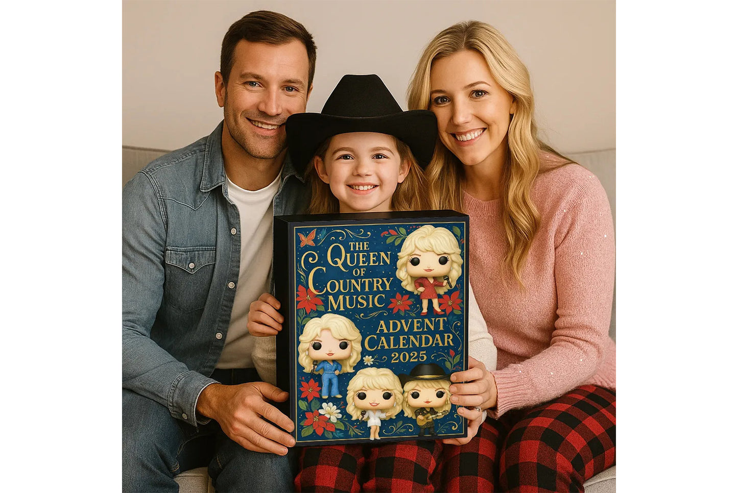 **Dolly Parton Advent Calendar 2025 | Acrylic Countdown Gift Box**