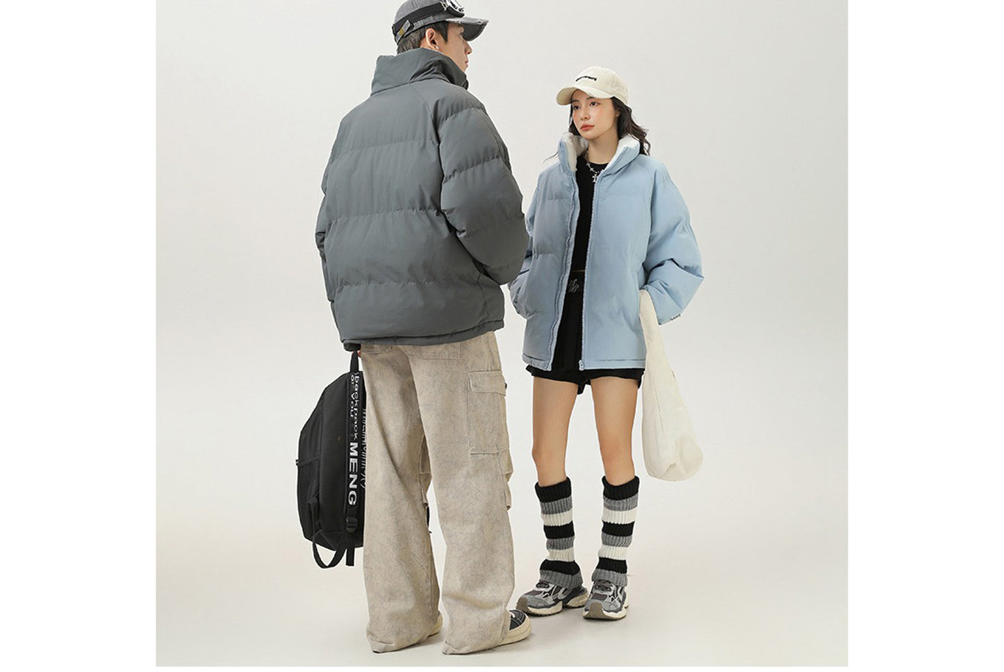 **Men's Winter Hooded Cotton Jacket (8 Colors Available)**