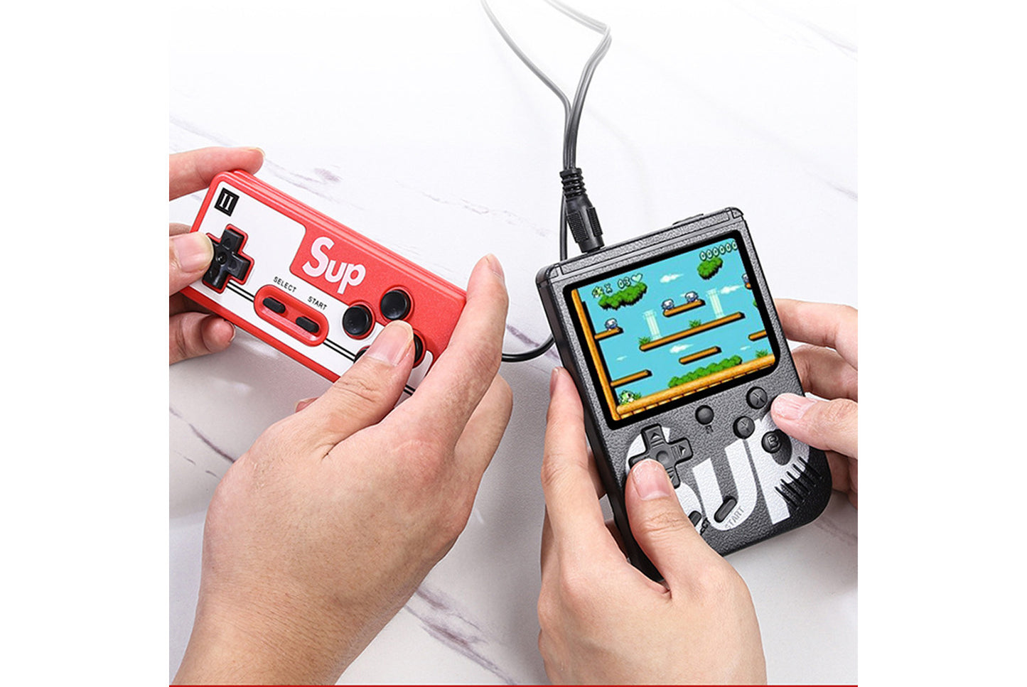 **SVP Mini Handheld Game Console | 400-in-1 Retro TV Game Console**