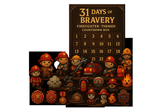 31-Day Firefighter Themed Countdown Blind Box