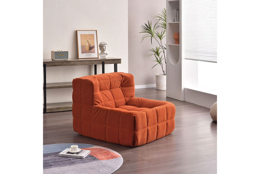 **Waffle Beanbag Chair (Single Reclining/Sleeping Chair)**