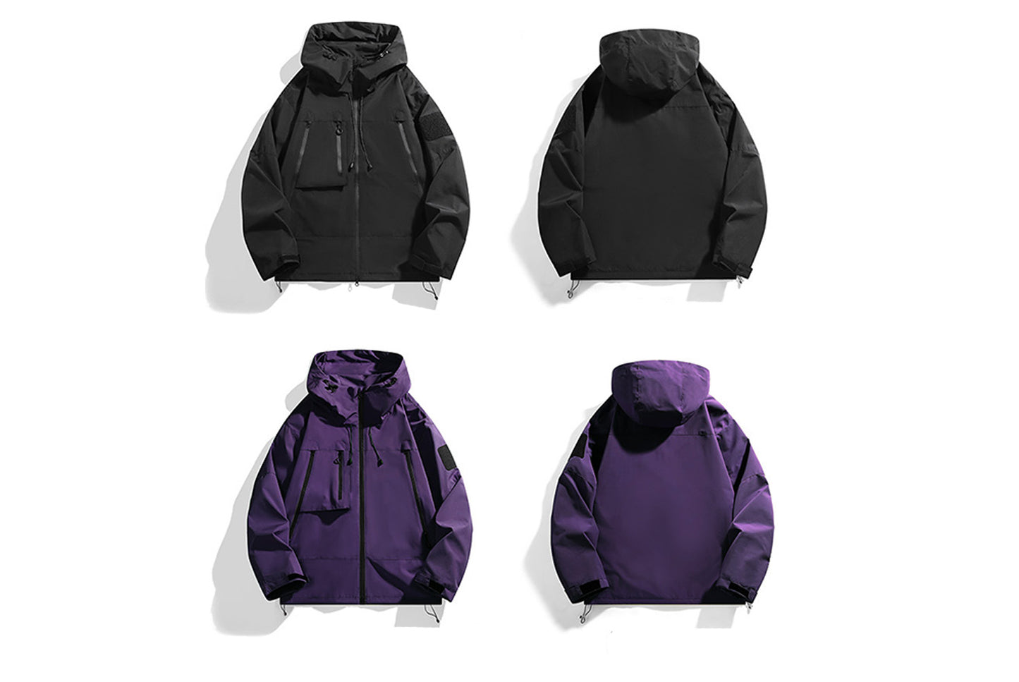 **Men's Three-Proof Waterproof Jacket (Multiple Colors Available, S-3XL)**