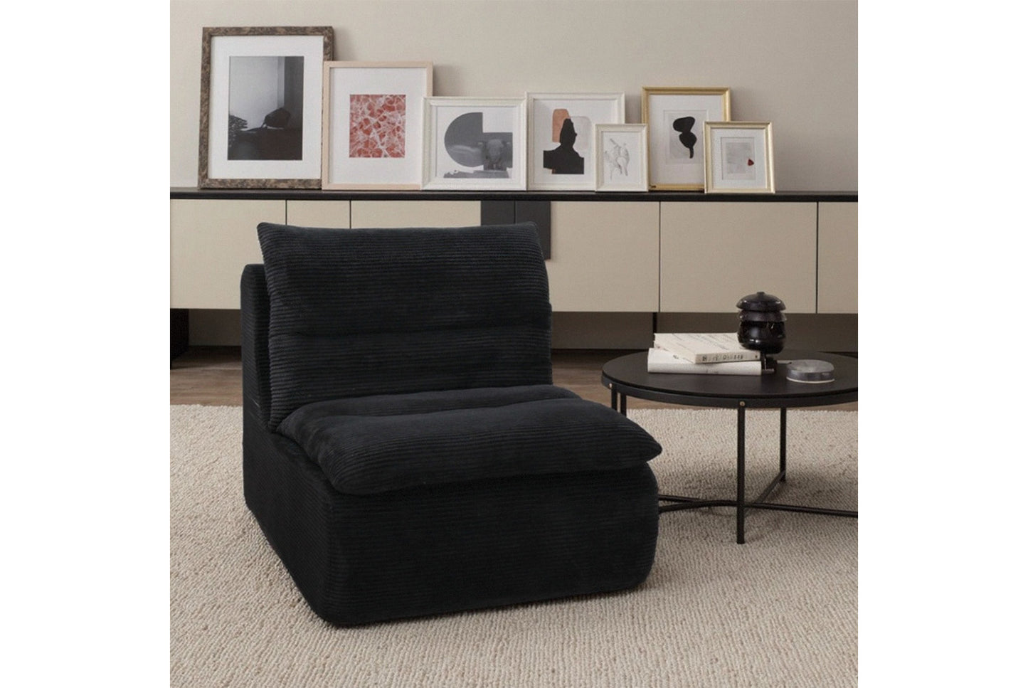 Modern Corduroy Beanbag Sofa