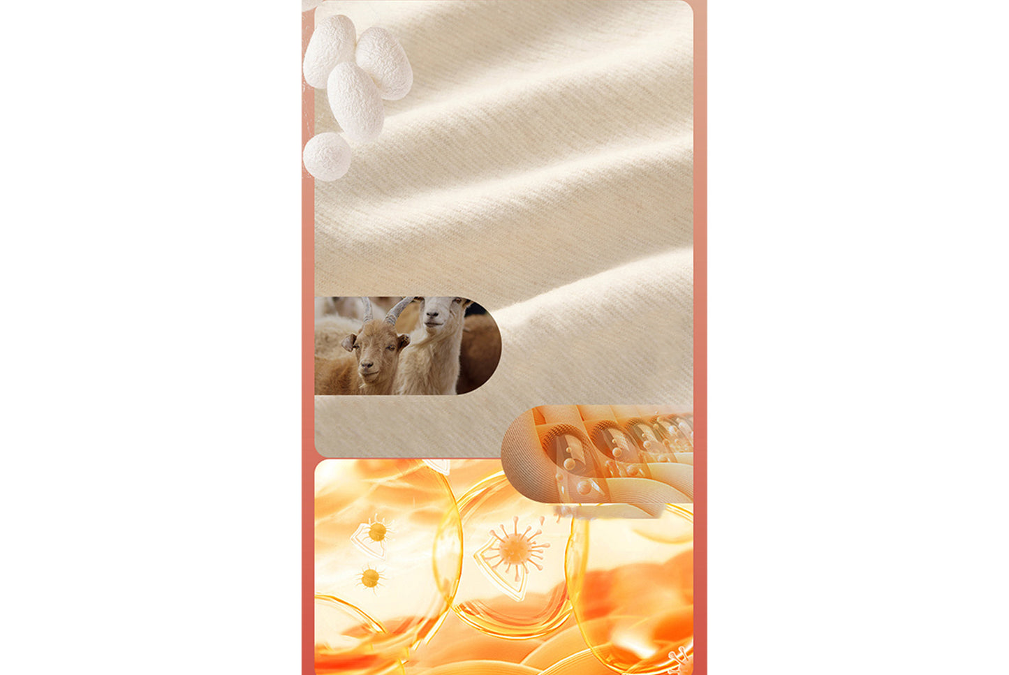 **Women's 7A Antibacterial Thermal Bra Set (Fixed Cup)**