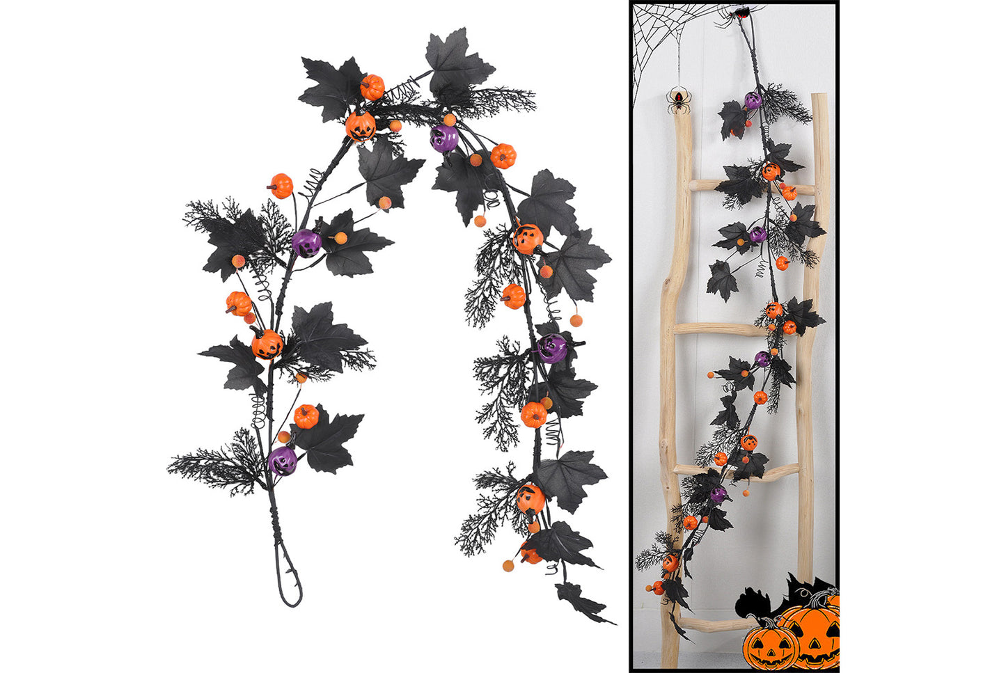 **Simulated Maple Leaf Vines Decoration