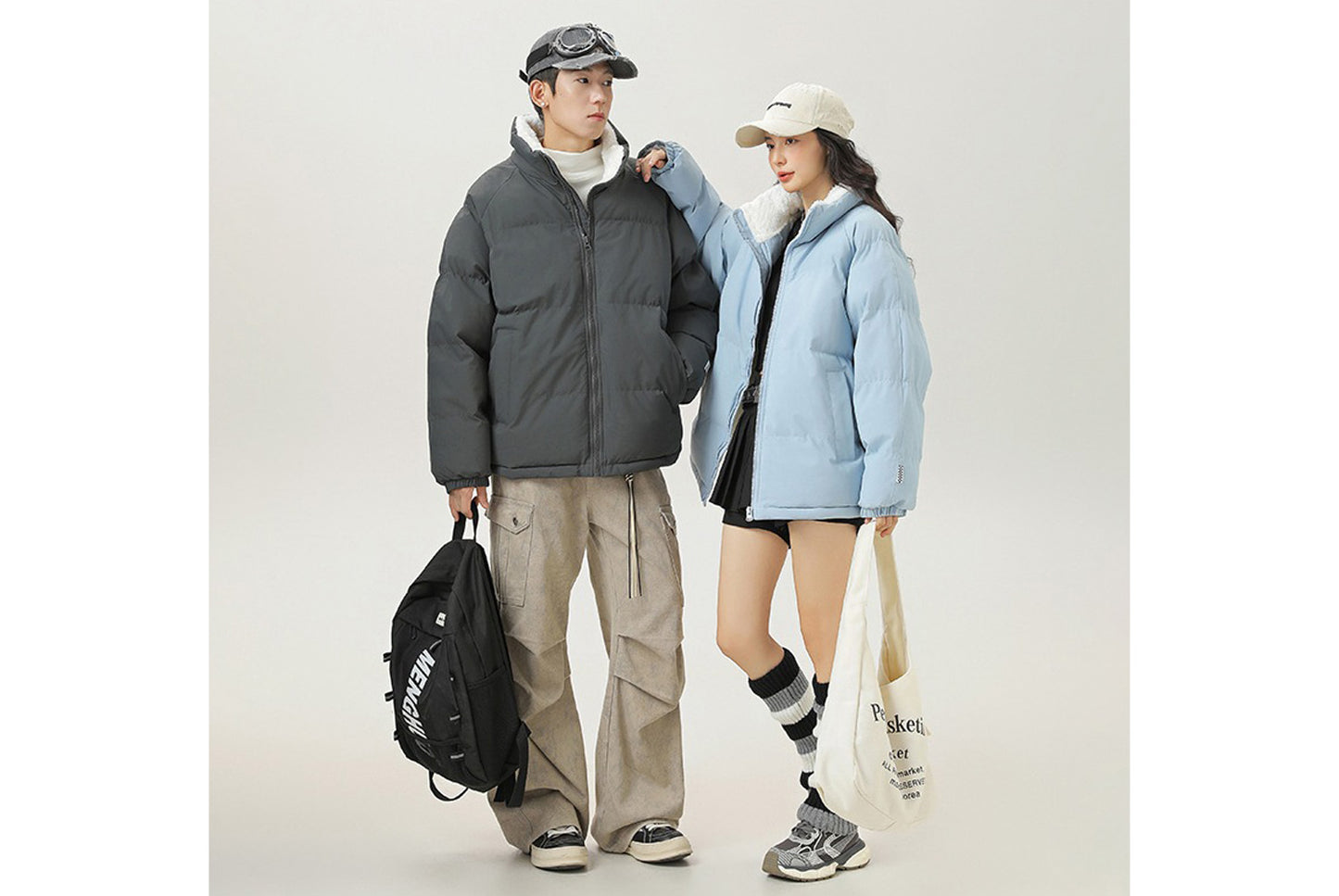 **Men's Winter Hooded Cotton Jacket (8 Colors Available)**