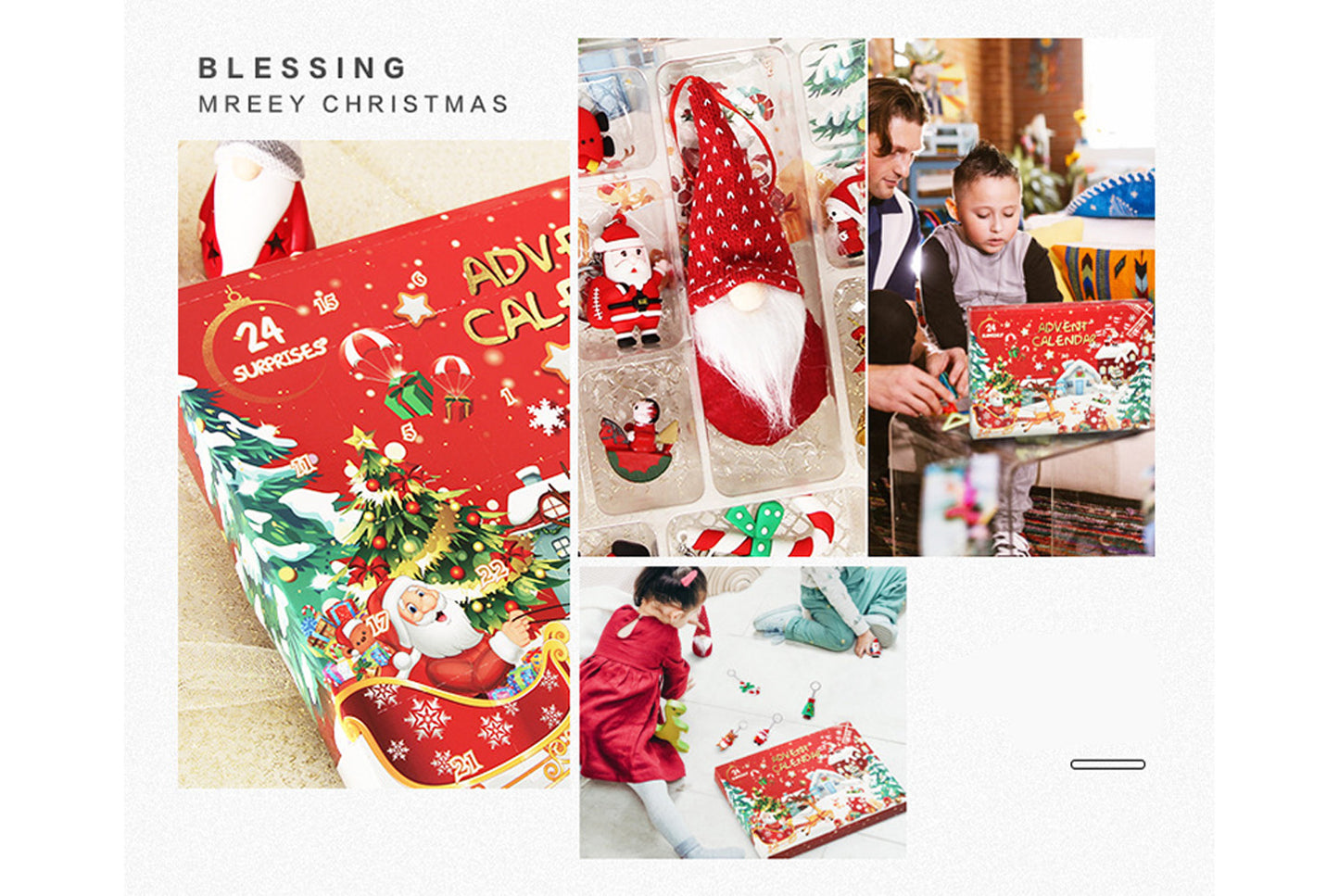 Creative Countdown Christmas Blind Box Pendant