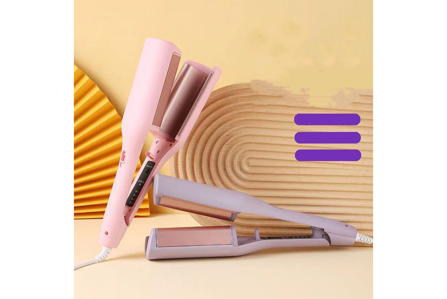 **French Deep V Curling Iron 32mm (UK Standard)**