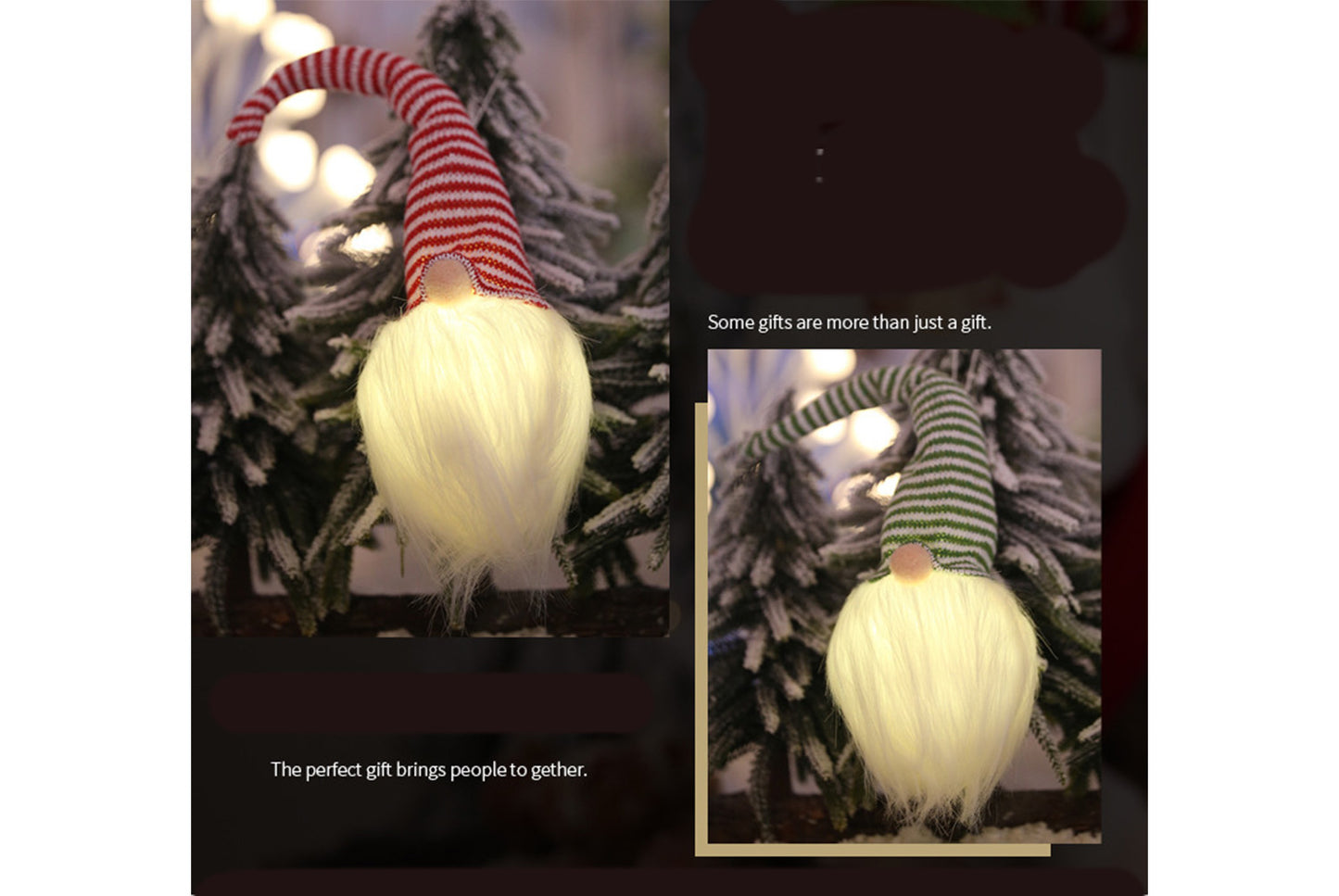 Faceless Doll Light Ball Ornament