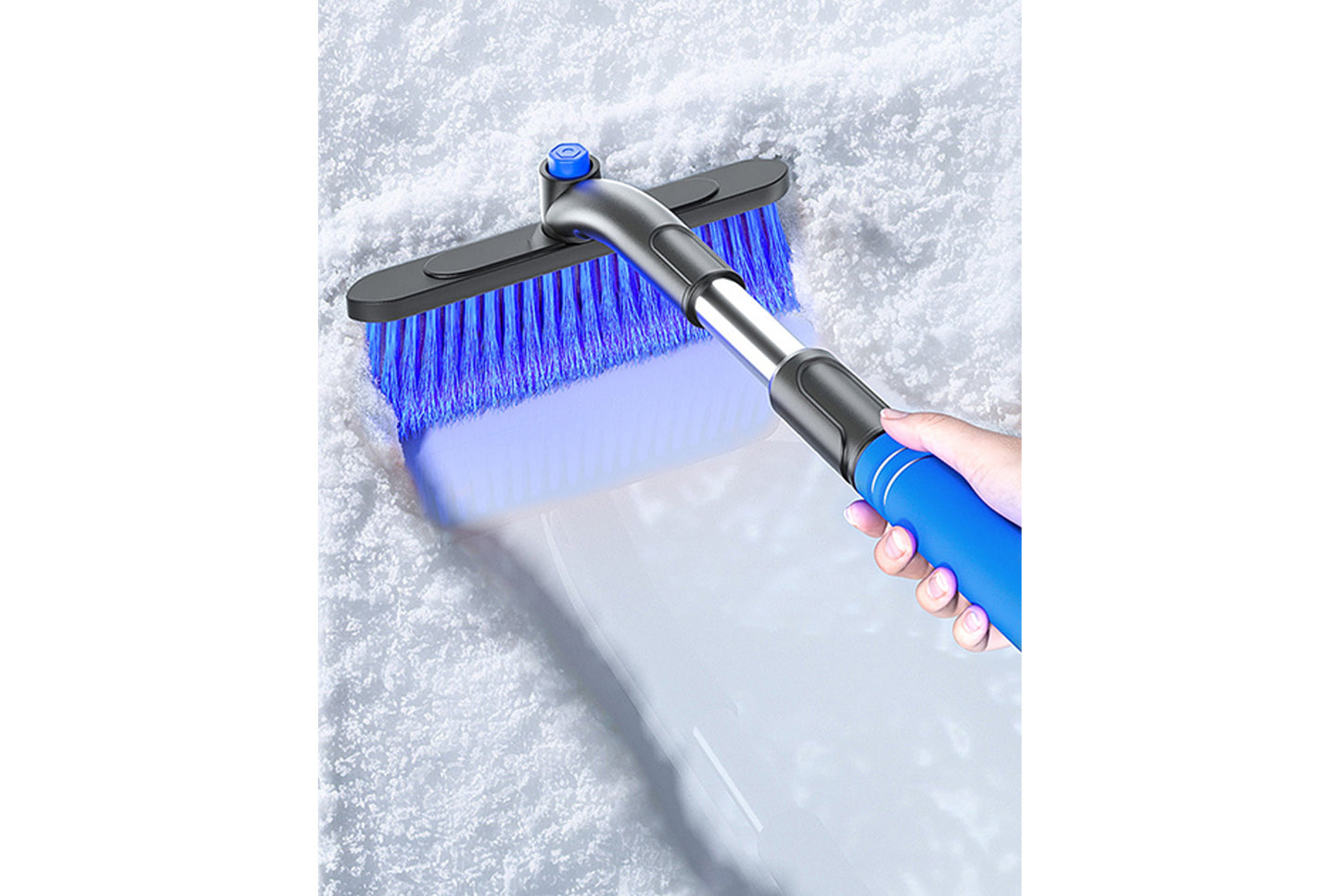 **3-in-1 Car Snow Shovel | Extendable De-icing Tool**