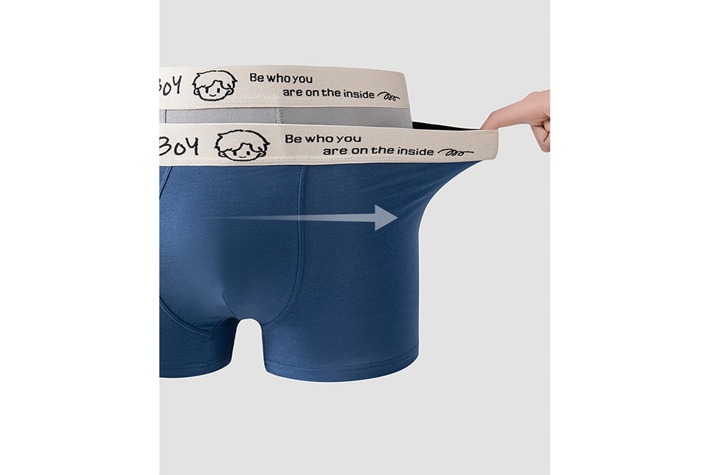 Men's Modal Cotton Mid-Rise Boxer Briefs