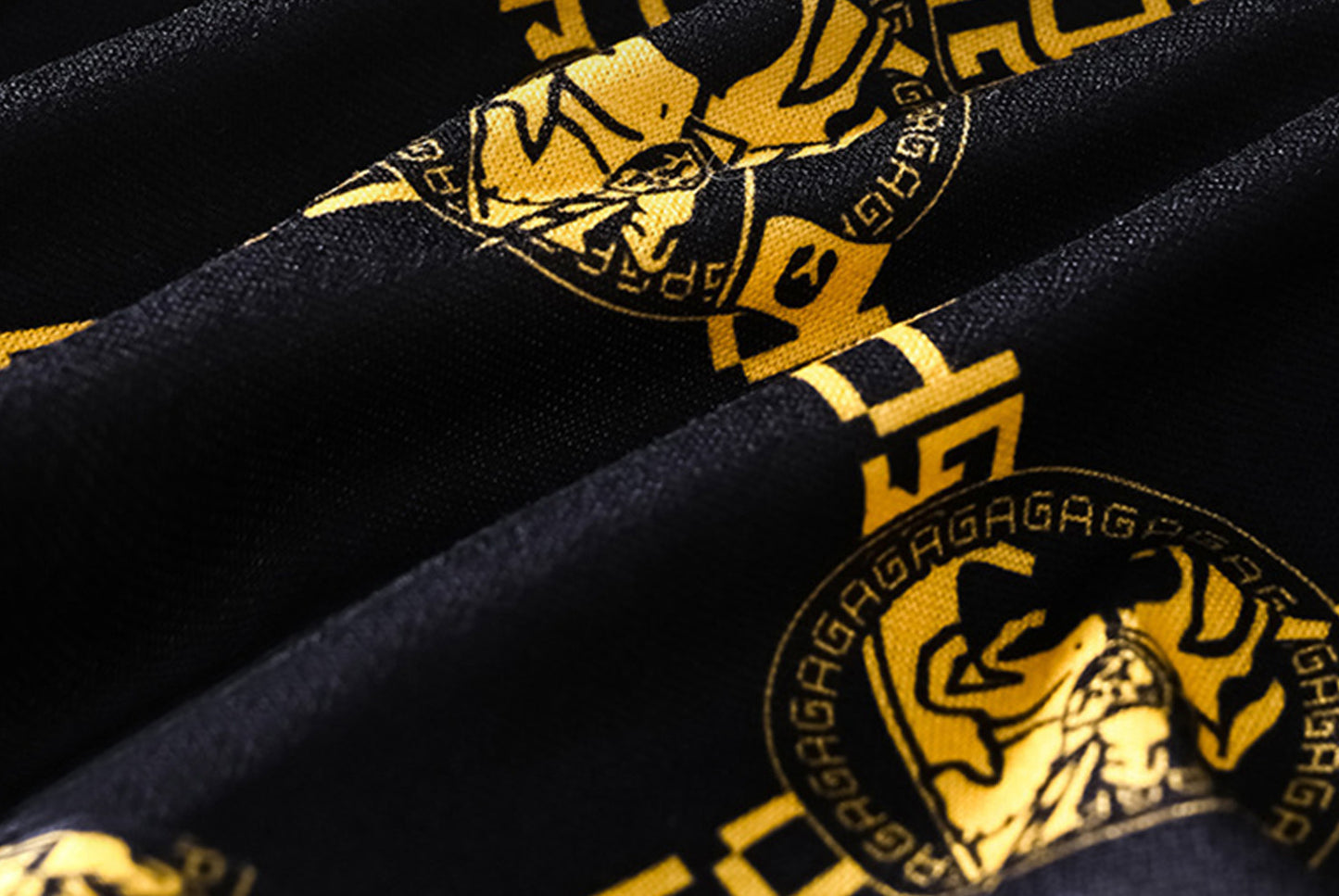 4-Pack - Black and Gold Men's Boxer Briefs