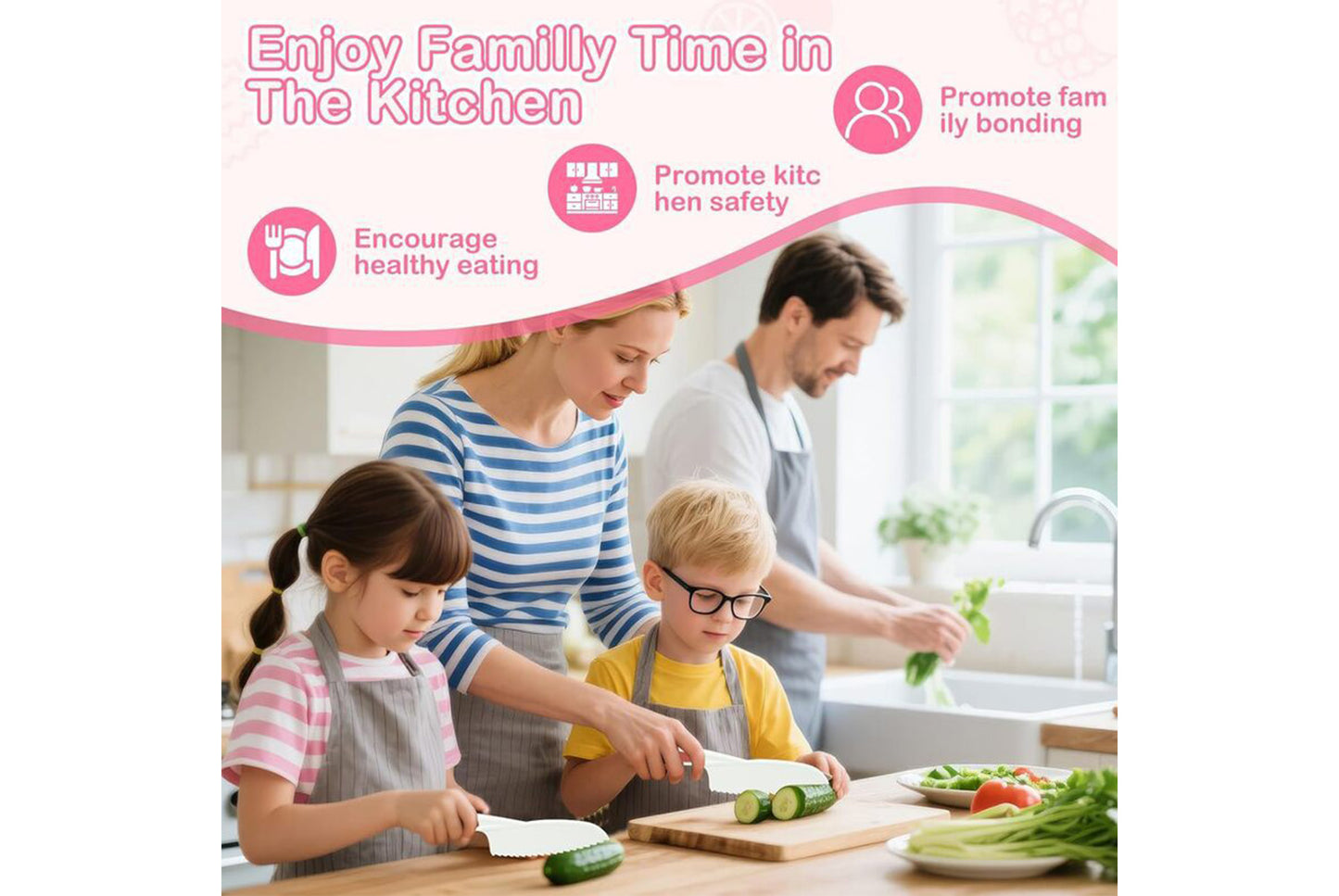 29-Piece Children's Fruit Knife Set