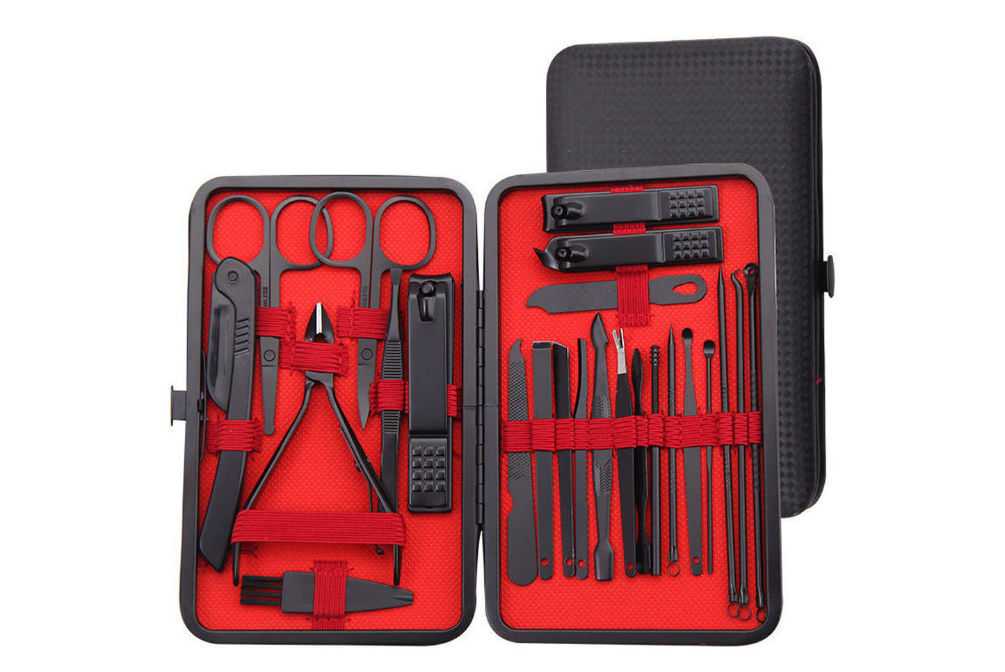 24-Piece Stainless Steel Nail Tool Set