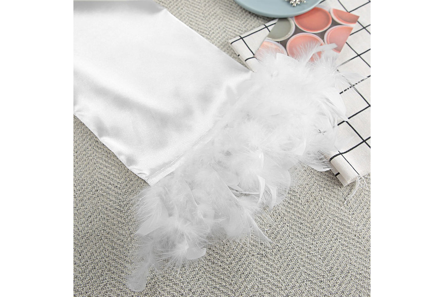 **Sexy Strappy Satin Nightdress Two-Piece Set**