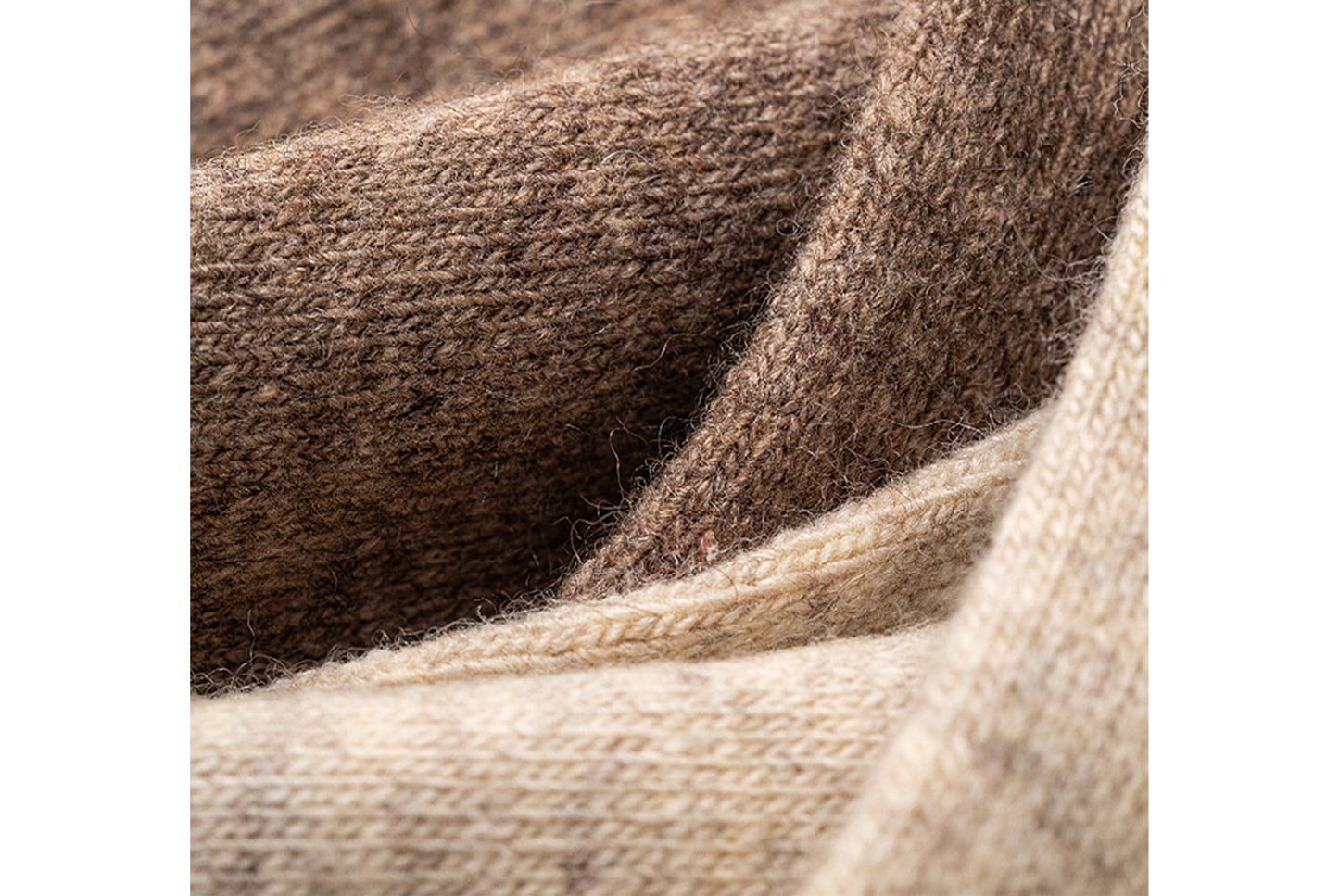 **Thickened Cashmere Mid-Calf Socks**