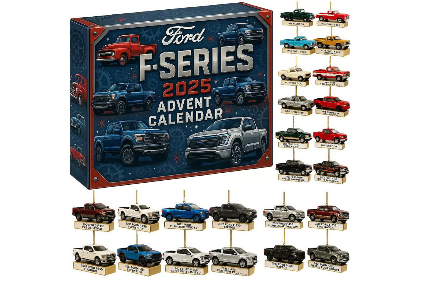 2025 Toy Car Advent Calendar | Acrylic