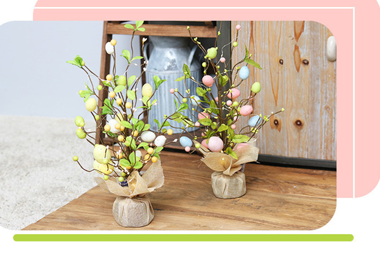 LED Light-Up Easter Egg Tree - Easter Tabletop Ornament