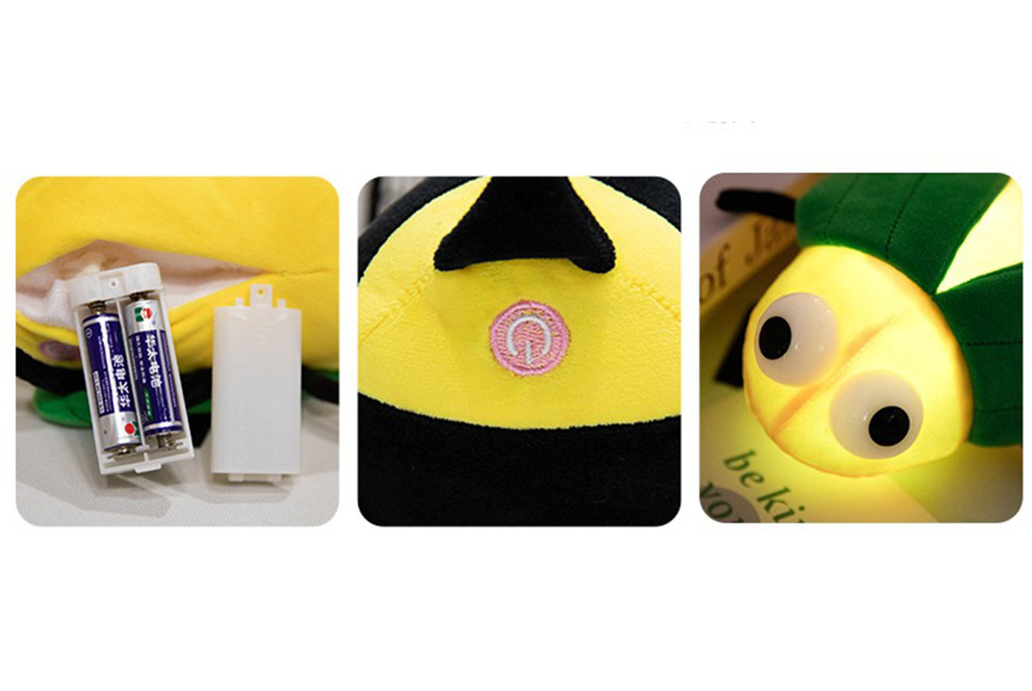 **Luminous Insect Plush Toy | Soothing Birthday Gift for Children**