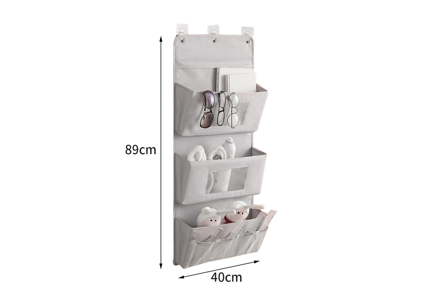 Dormitory wall-mounted storage bag