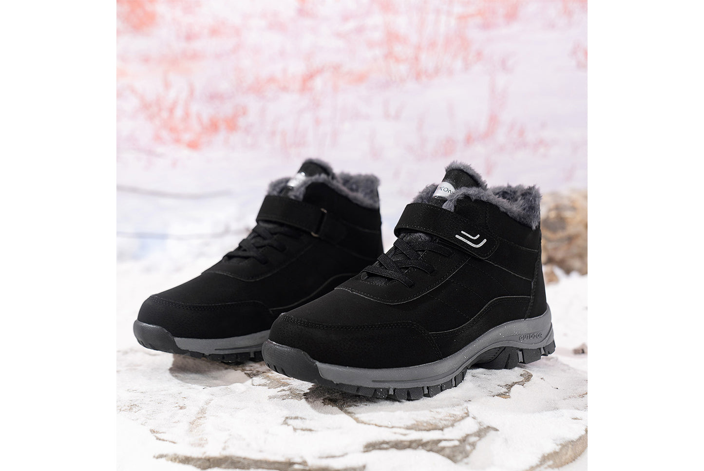 Women's Winter Thickened Anti-Slip Ski Boots