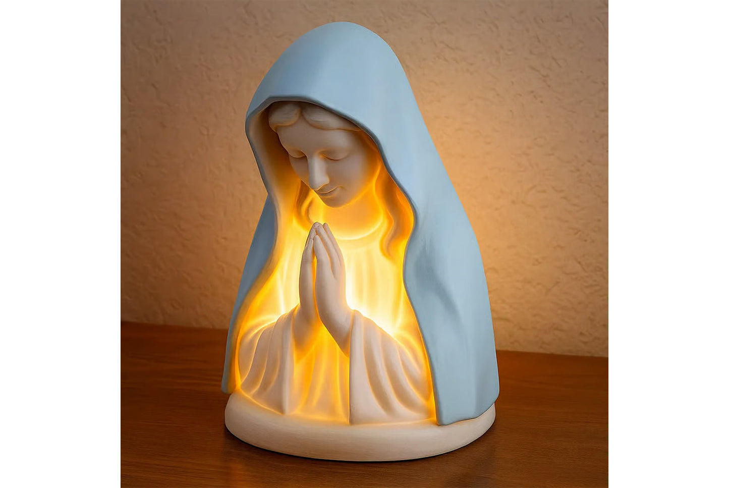 Virgin Mary Prayer Night Light | Resin Craft Decorative Ornament