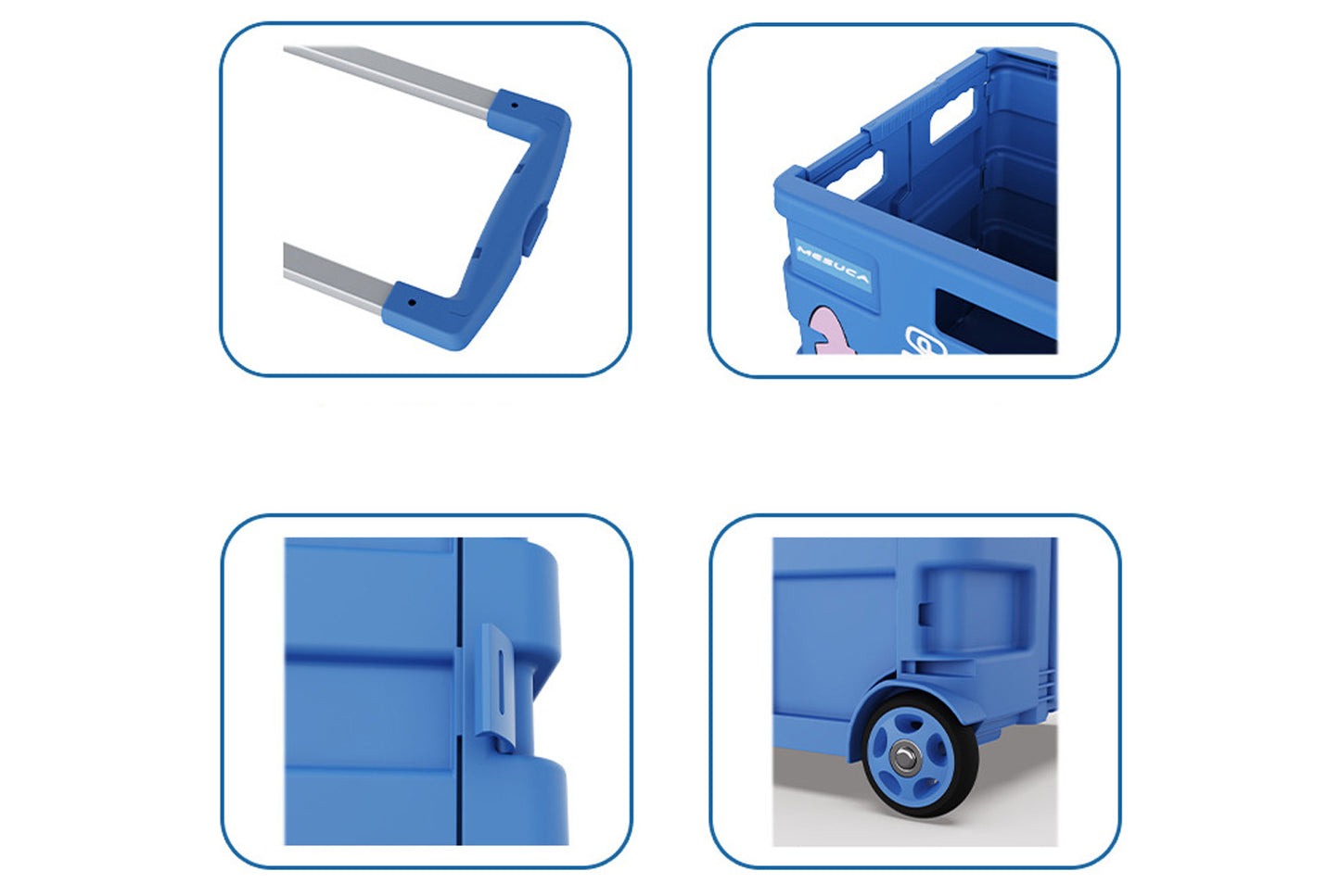 Stitch Folding Trolley Case 45L