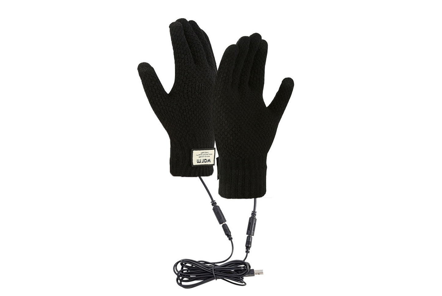 USB Rechargeable Heated Touchscreen Gloves