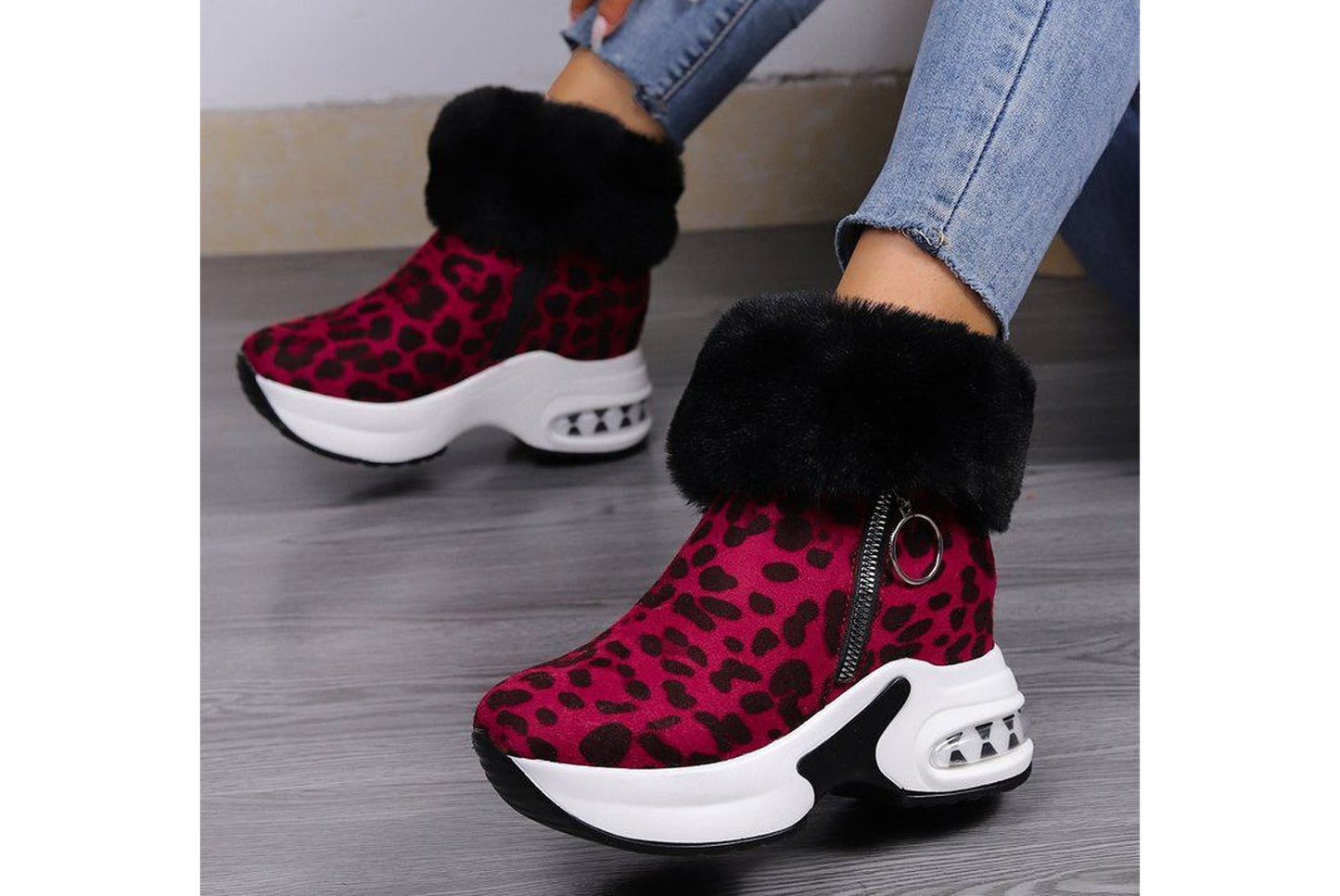 Fleece Lining for Warmth and Height Increase