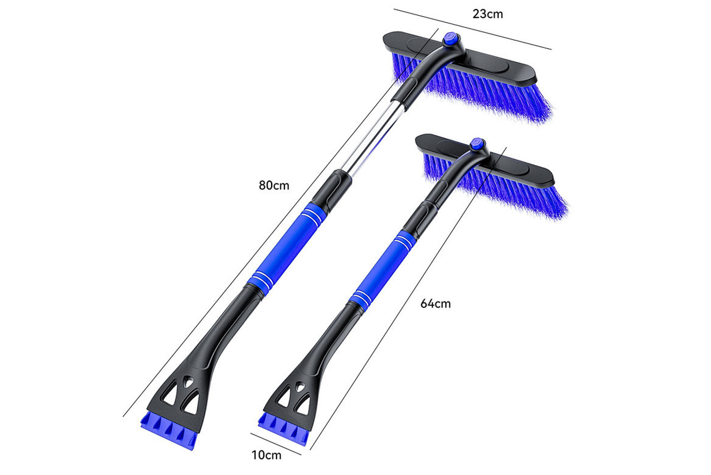 **3-in-1 Car Snow Shovel | Extendable De-icing Tool**