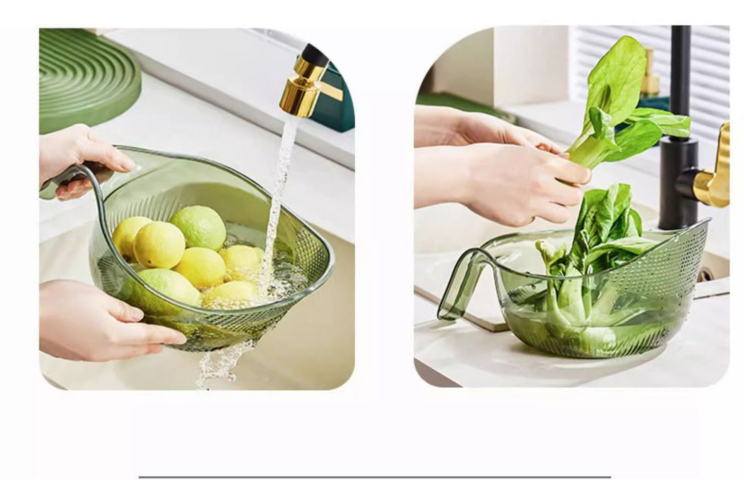 Household rice drain basket