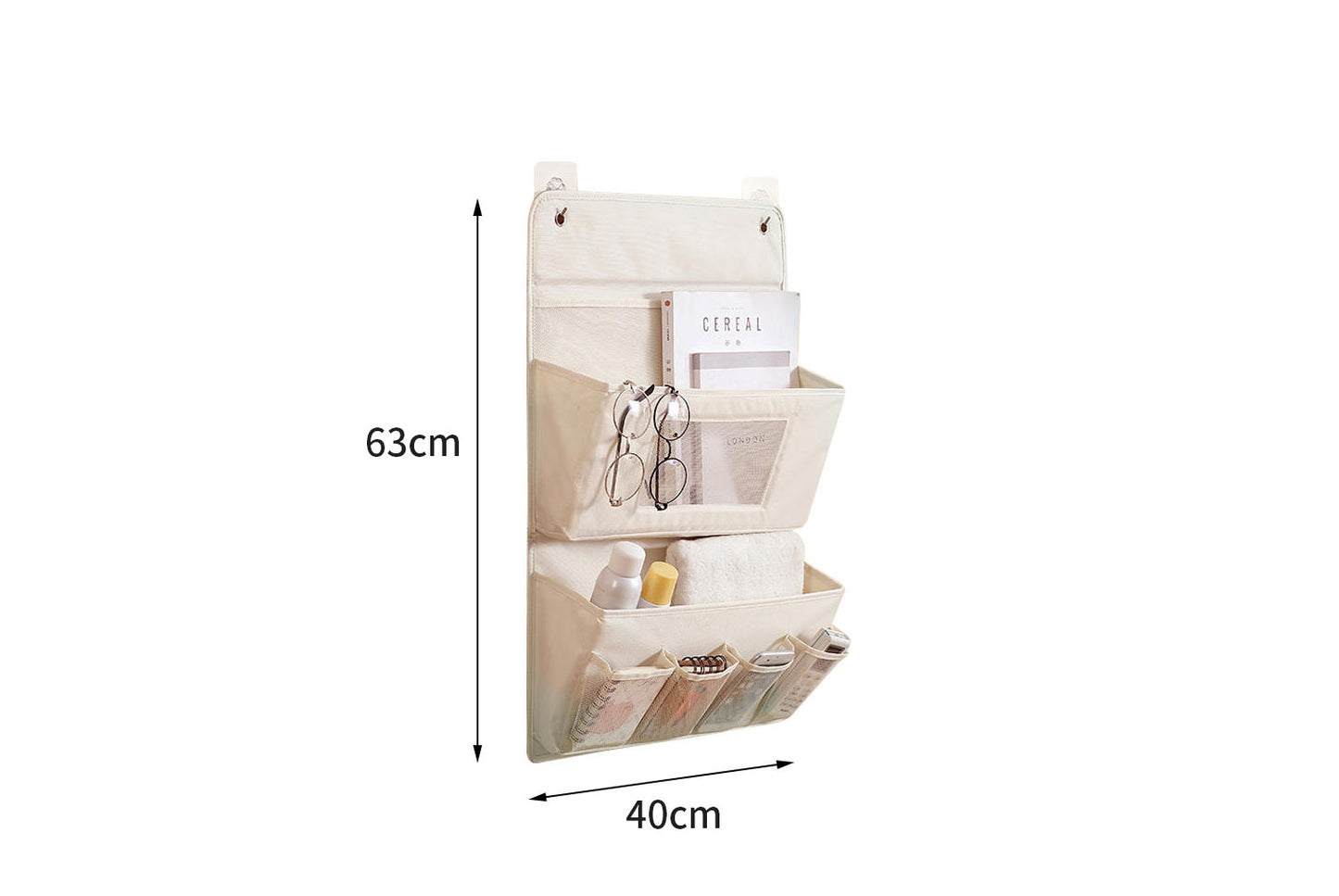 Dormitory wall-mounted storage bag