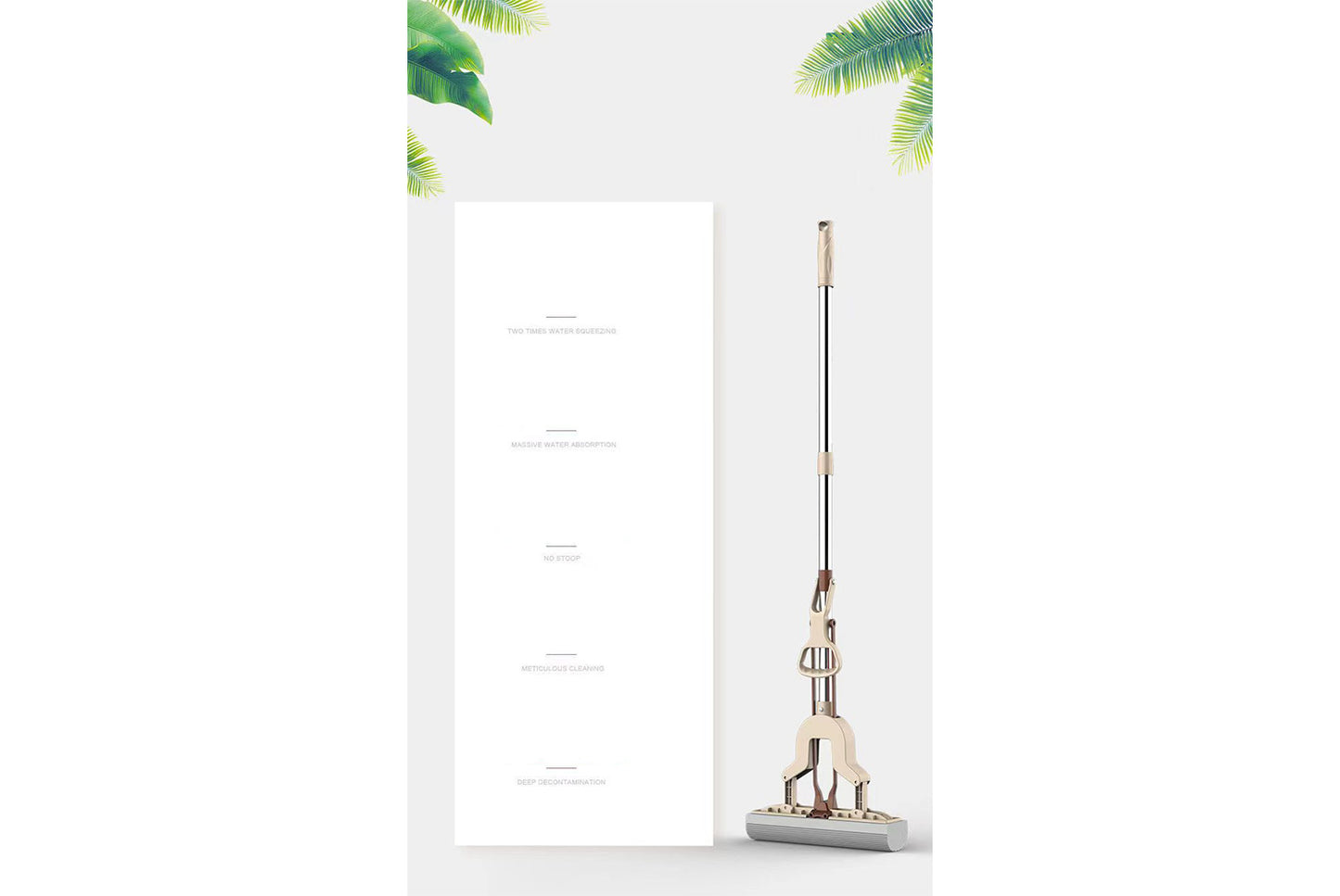 Hands-Free Washable PVA Mop