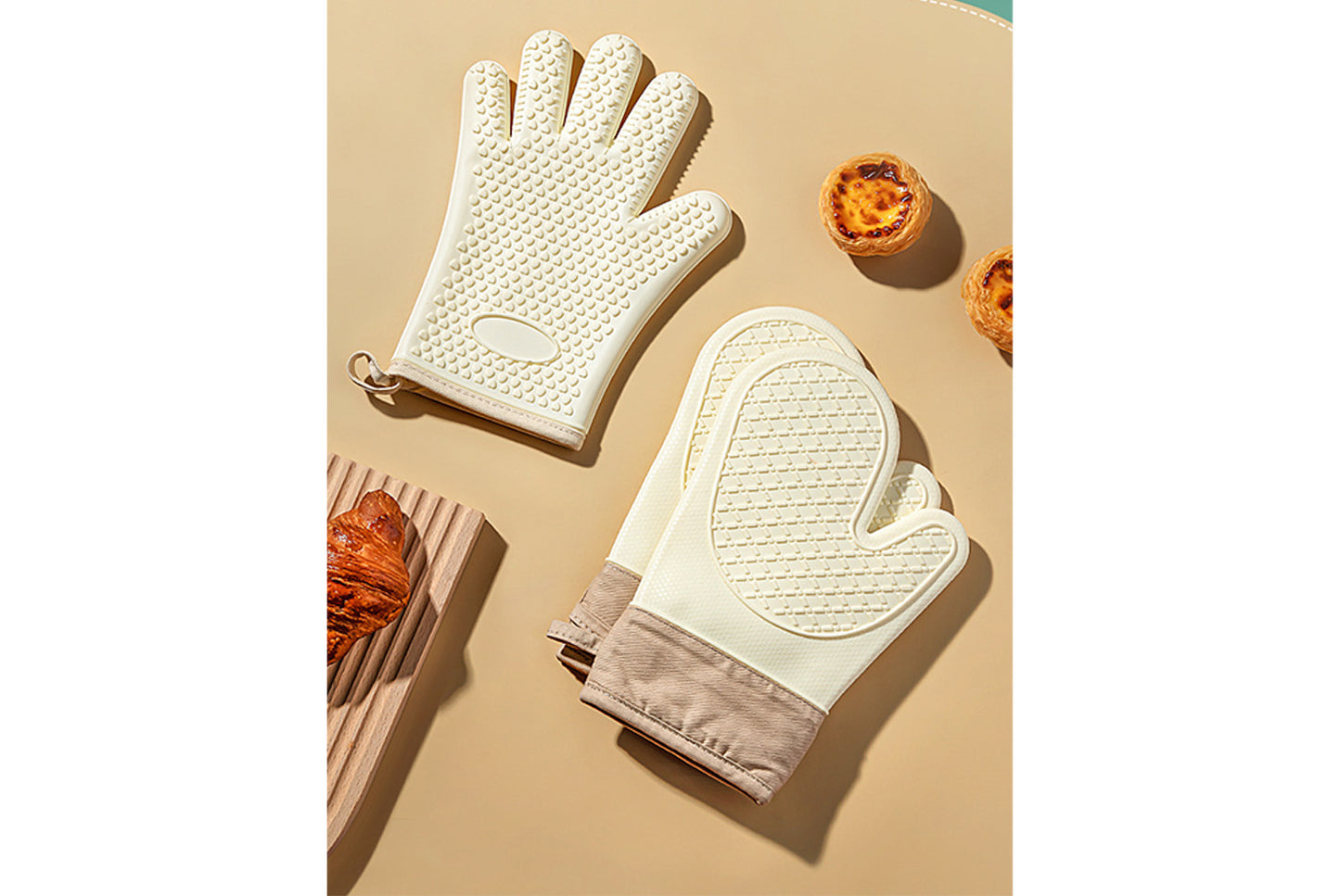 Thickened Silicone Heat-Resistant Gloves