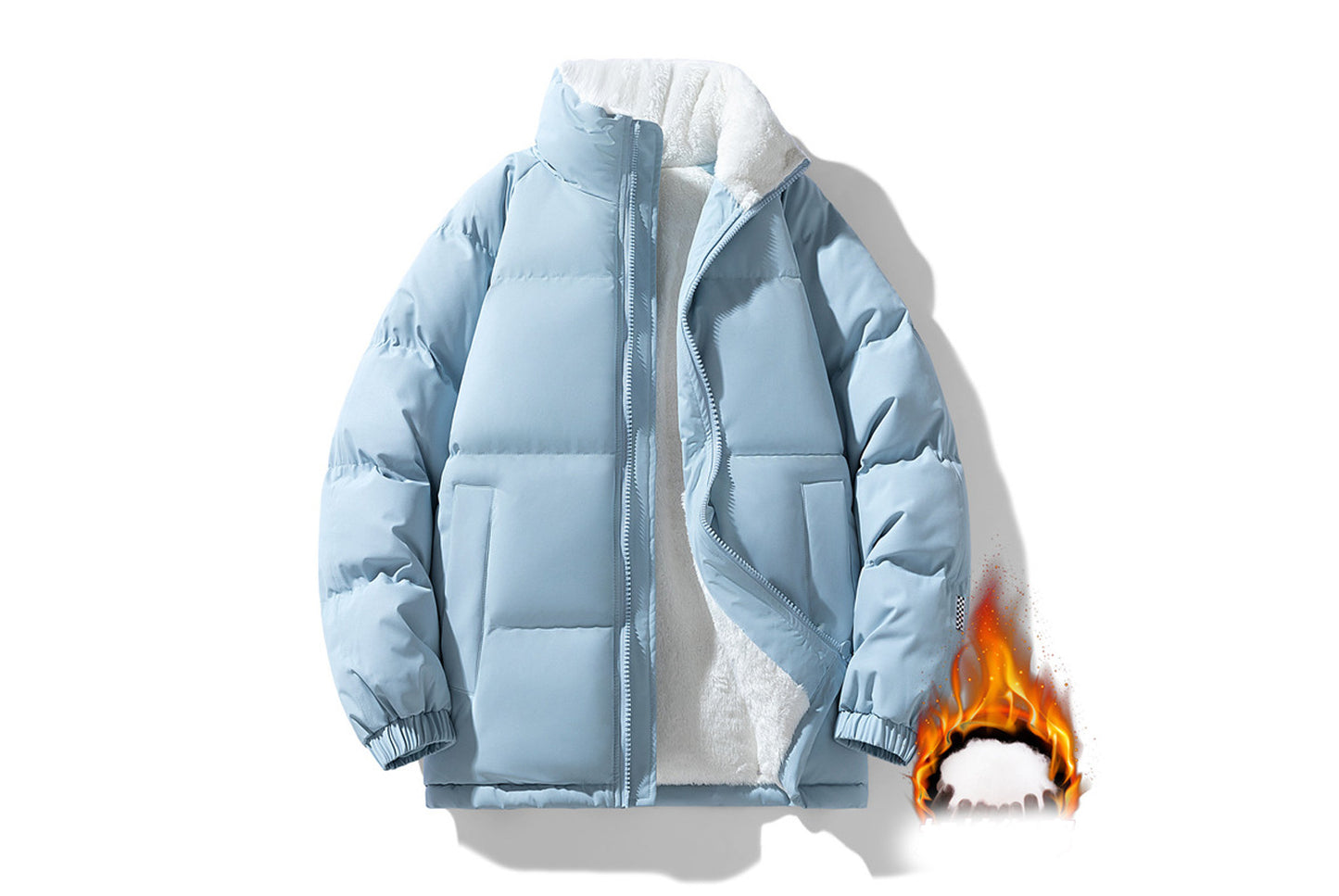 **Men's Winter Hooded Cotton Jacket (8 Colors Available)**