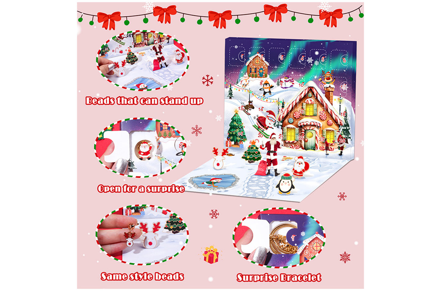 DIY Christmas Bracelet Blind Box Countdown Calendar