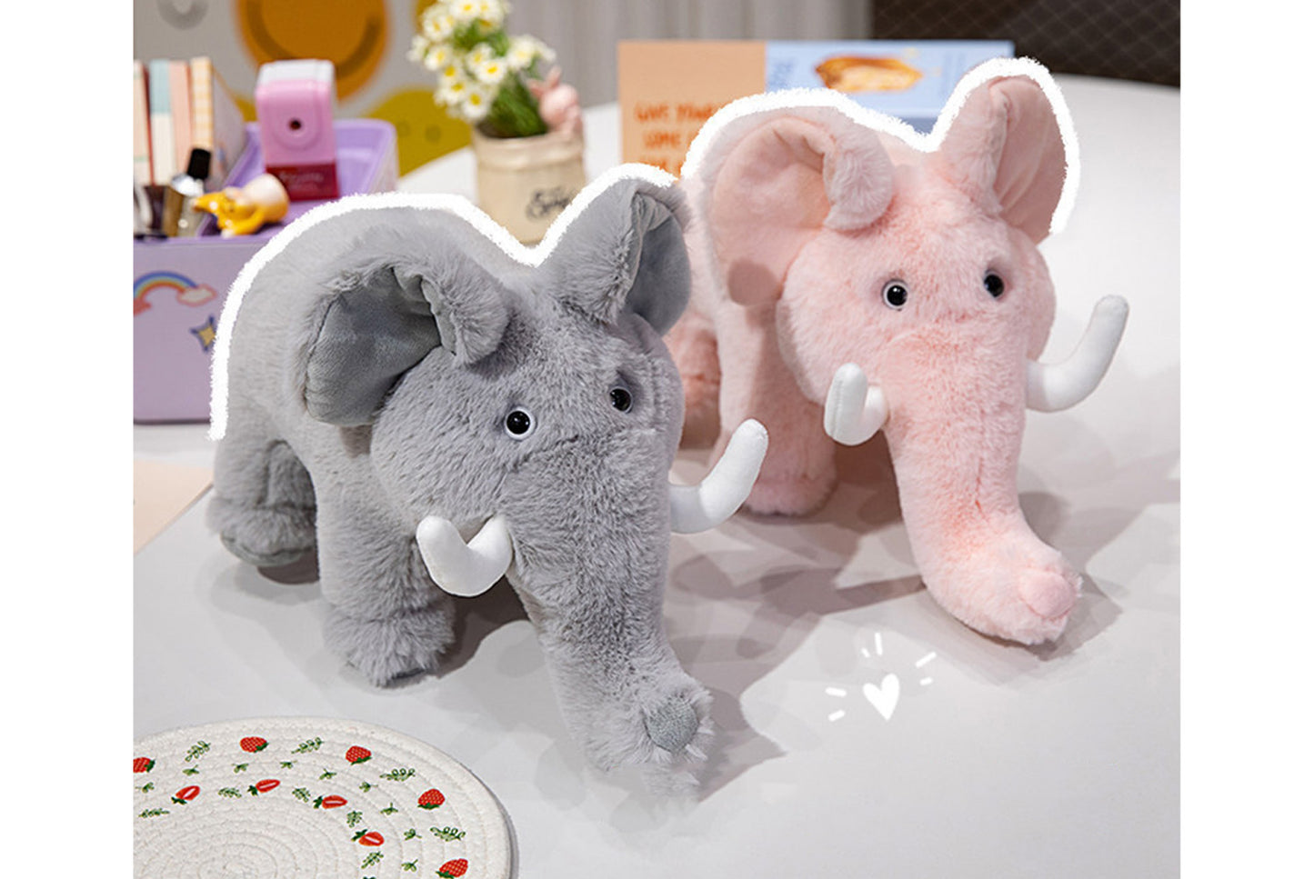 **Realistic Elephant Plush | Child's Comforting Birthday Gift**
