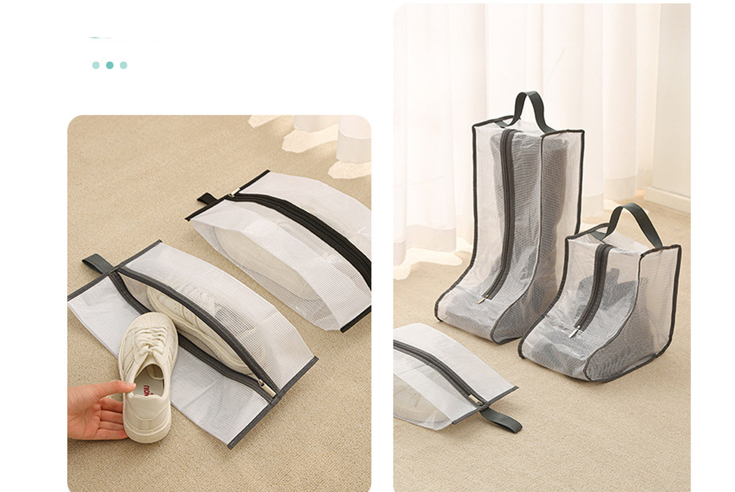 Transparent Waterproof Shoe and Boot Dustproof Bag