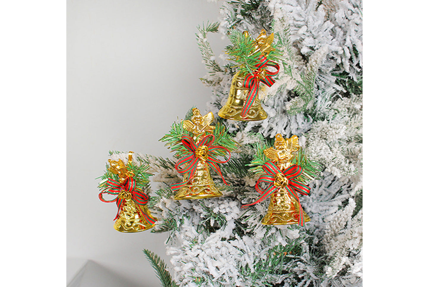 Christmas Bell Pendants - Golden Bell Christmas Tree Ornaments