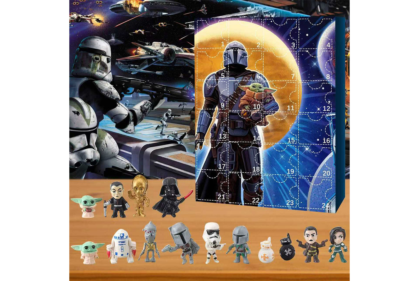 Star Wars Baby Yoda Christmas Advent Calendar Box